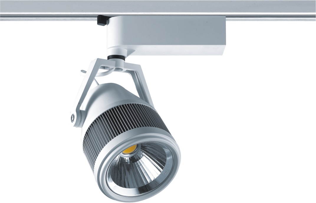 【LED軌道燈 軌道射燈 COB導(dǎo)軌燈24W 30W 服裝及珠寶店展柜專用射燈】價格,廠家,圖片,其他室內(nèi)燈具,佛山市南海區(qū)喜運來照明電器-